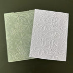 6 Pcs Plastic Embossing Folder Template Love Stars and Flowers Texture A6 Size - Image 5