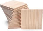 4″ X 4″ Wood Squares Wooden Blocks by Coowayze