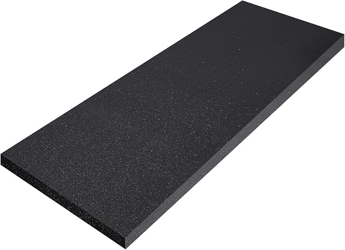 Amylove 1 Pack Polyurethane Foam 2" x 24" x 72" High Density Cushion Upholstery by Amylove