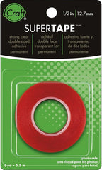 iCraft SuperTape Strong Double Sided Permanent Adhesive, 1/2" x 6 yards - Image 2