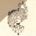 TIAMECH A4 Reusable Mandala Lady Stencil - Image 6