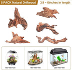 Natural Driftwood Decor for Aquarium Decorations Reptile Tank Accessories - Image 5