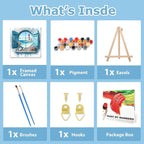 hkejoi Beach Paint by Numbers Kit - Image 4