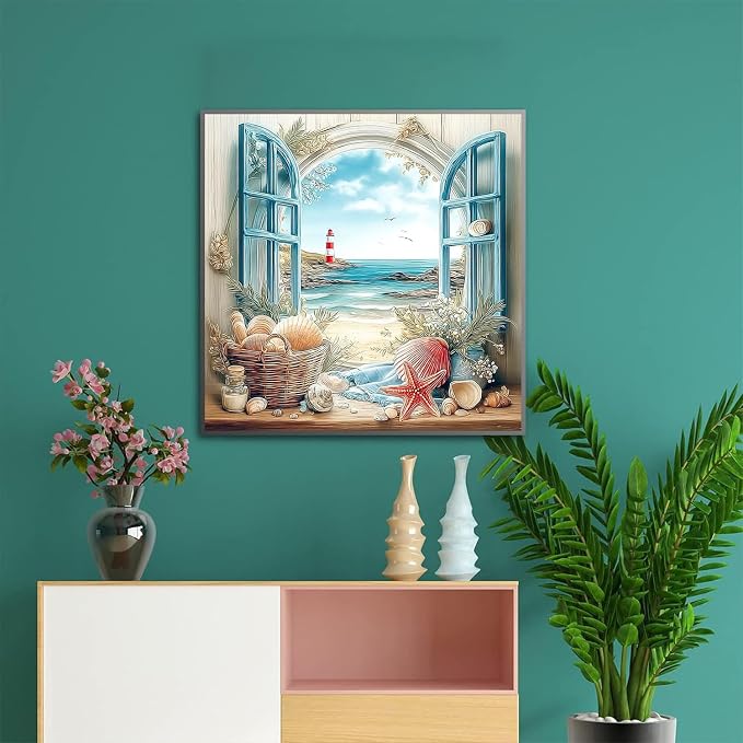HITO Beach Landscape Diamond Painting Kits - Image 4