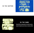 HTVVETUR Glitter Yellow Heat Transfer Vinyl, Glow in The Dark HTV Vinyl Roll - Image 8