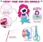 CiyvoLyeen Sea Animals Sewing Kit Mermaid DIY Felt Plush Craft Kit Make Your - Image 5