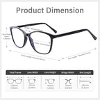 Madison Avenue Blue Light Blocking Glasses Anti Eyestrain UV Glare Blue Light - Image 5