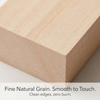 4 PCS 10x3.5x1.7 Inch Unfinished Wood Blocks, Wooden Rectangle Blocks Basswood - Image 5