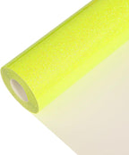 Neon Yellow Glitter Heat Transfer Vinyl 12" x 15 ft HTV by MerryMade
