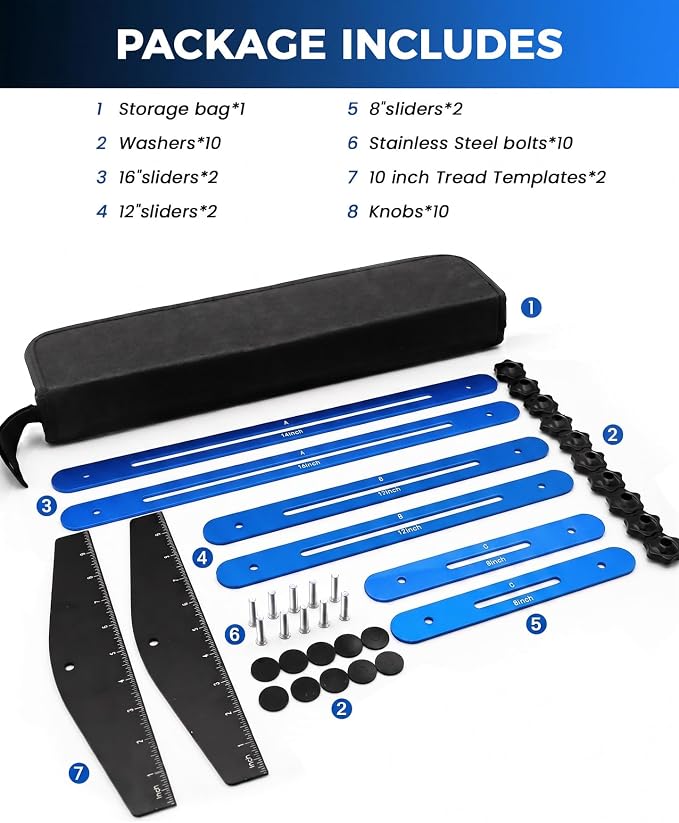 TANYO Stair Tread Template Tool, Adjustable - Image 7