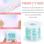 KAMJUNTAR Laser Reflective Lanyard String Kit, 15 Rolls Gimp Cord Lacing Kit - Image 6