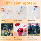 Mandun 3 Pack Paint by Numbers Kit - Image 7