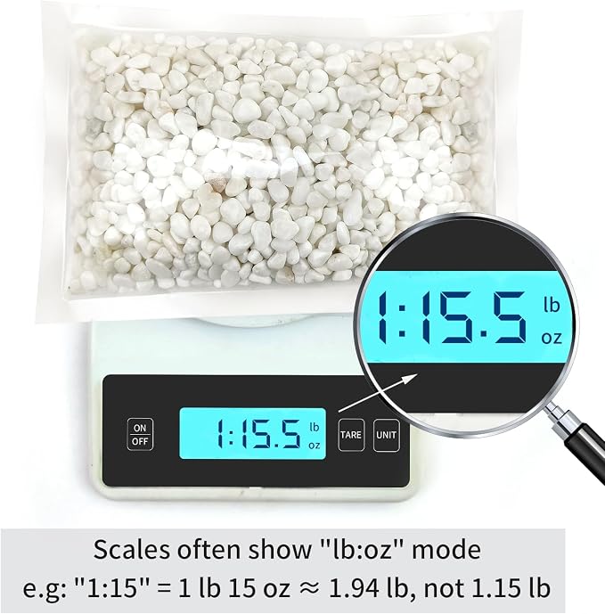 FANTIAN 2 Pounds White Pebbles for Indoor Plants, 3/8 Inch Polished White Rocks - Image 3