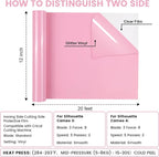ROFISUEPU Heat Transfer Vinyl Pale Pink 12Inches x 20ft Iron on - Image 2