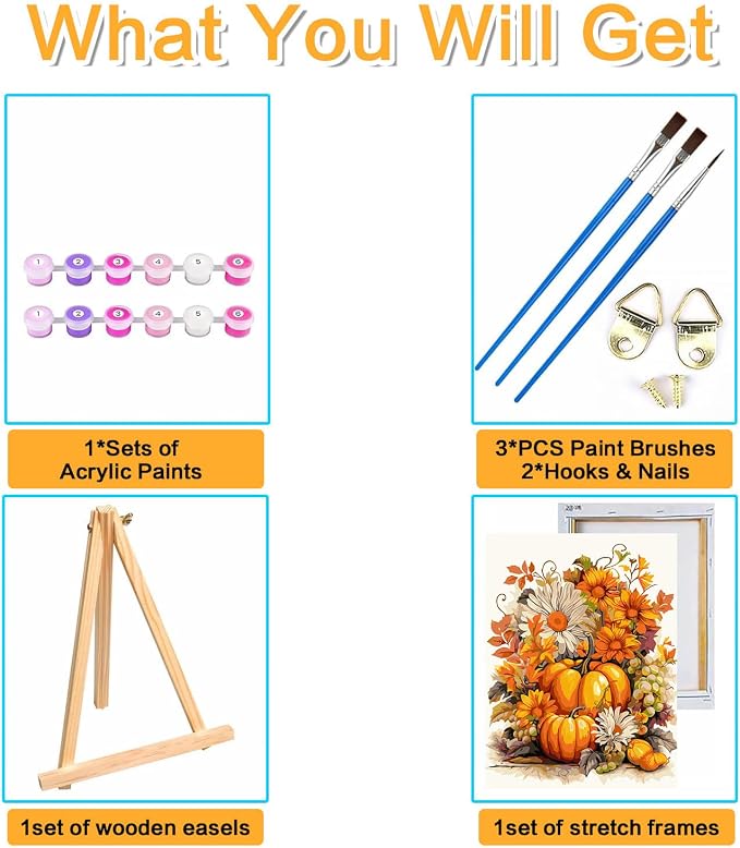 Meothan Framed Paint by Numbers Kits - Image 5