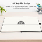 RETTACY Blank Journal Notebook, 192 Pages, A5 Medium Size | Leather Hardcover - Image 6