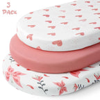 Yoofoss Bassinet Sheets for Baby, Baby Delight, Angelbliss, Soft Breathable - Image 5