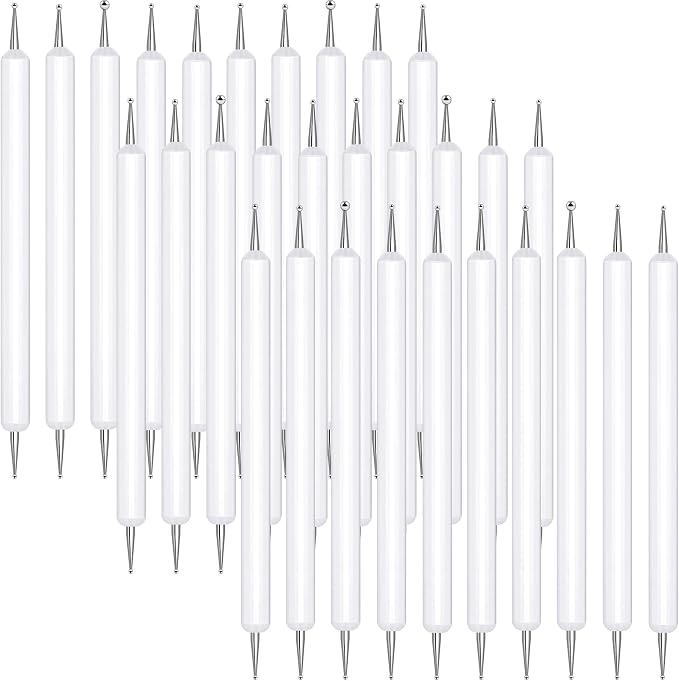 Ashmacdo 20 Pcs Dotting Tools for Painting, Ball Embossing Stylus for Transfer by Ashmacdo