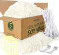 FUHITIM Soy Candle Wax for Candle Making 5 lbs Bag, Premium Natural Soy Wax by FUHITIM
