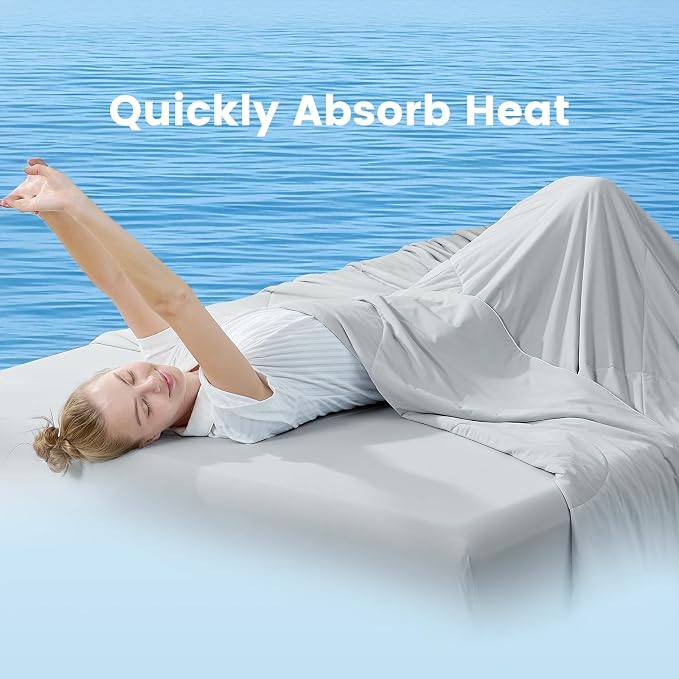 Cozy Bliss Cooling Comforter Twin Size, Cooling Blankets - Image 8