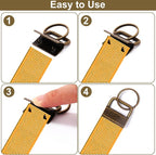 Key Fob Hardware, Key Lanyard, Keychain Making Kit Crafts DIY Supplies - Image 3