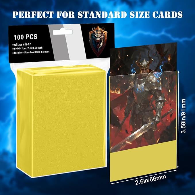 600 Count Card Sleeves for Trading Cards, 6Colors Deck Card Sleeve, Premium - Image 5