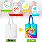 Vodolo White Bags for Tie Dye, Tie Dye Kits for Adults Kids Women Large Groups - Image 4