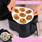 Sakolla 2 Pack Silicone Egg Bite Molds - Image 4