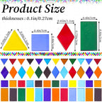 2400 Pcs Mosaic Tiles, Glass Mosaic Tiles - Image 2