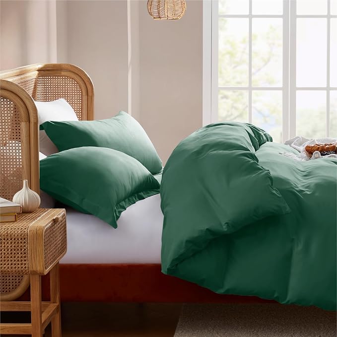 Nestl Dark Green Duvet Cover Full Size - Image 7