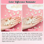6000PCS Pearls for Crafting, Ivory No Hole Beads for Centerpieces Vases - Image 7