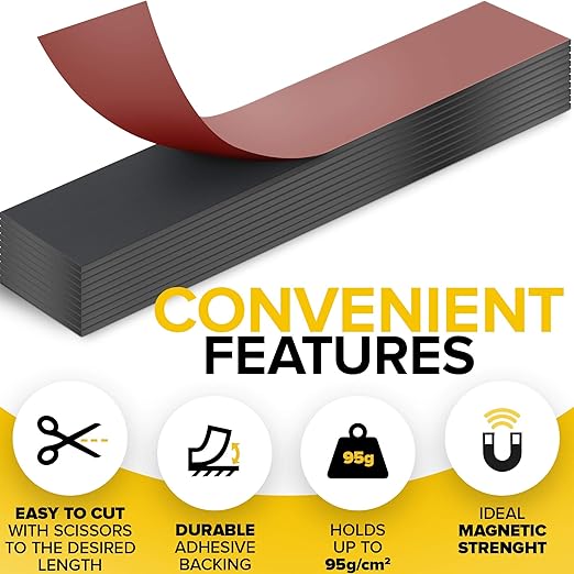 Magnet Strips with Adhesive Backing - Image 2