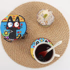 Bulerrylulu 12 Pcs Cat Diamond Painting Coasters Kits - Image 4