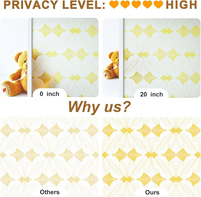 SOMWISE Frosted Glass Window Privacy Film - Image 7