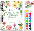 Watercolor Workbooks, 16 Colors Water Color Books Paint Set by Terself
