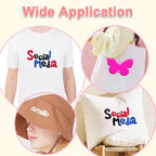 12Pcs DUEUIOE Puff Vinyl Heat Transfer 12x10Inch, Puff Vinyl Heat Transfer - Image 6