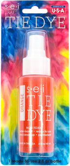 S·E·I Orange Tie Dye Spray Bottle, 2 Ounces, Fabric Spray Dye - Image 4