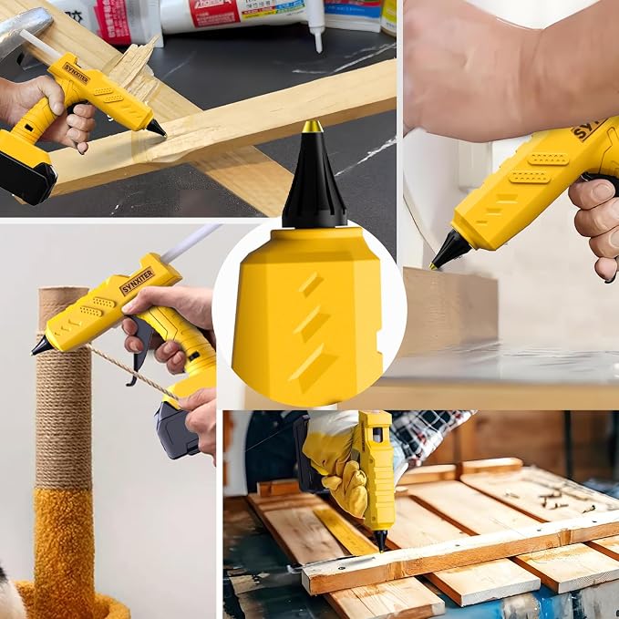60W Cordless Hot Glue Gun for DeWalt 20V MAX Battery, Wireless Power Glue Gun - Image 5
