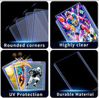 2000 Card Sleeves Toploads for Cards, Premium Standard Size Trading Hard - Image 2
