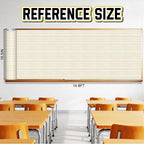 Inkspire Shiplap Bulletin Board Paper Roll, 14.8FTx18.5IN Large Reusable - Image 2