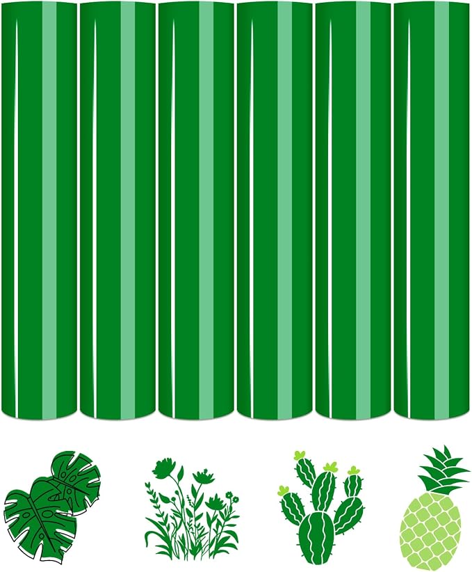 Tintnut Spring Green Heat Transfer Vinyl, easy cut & weed, stretch washable by Tintnut