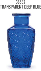 FolkArt Murano Transparent Acrylic Glass Paint, Deep Blue, 2 fl oz - Image 2
