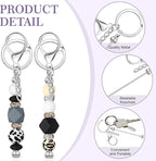 Tondiamo 24 Pcs Beadable Keychain Bars Bulk Beads - Image 3