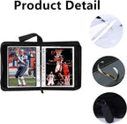 Mini Card Binder, 1-Pocket Super Lightweight Zipper Binder Holds 80+ Trading - Image 5