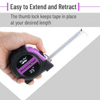 Mr. Pen- Retractable Tape Measure 25 ft, Pastel Purple, Easy Read | Steel - Image 5