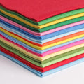 16 Pcs 8x18in Soft Felt Fabric Sheets, 16 Assorted Neon Colors Felt Pack by Unknown