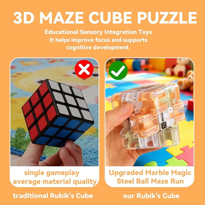 Large Labyrinth 3D Puzzles Maze Cube - Image 4