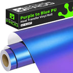 VINYL FROG Chameleon Heat Transfer Vinyl Roll 12" x12ft Gradient HTV Vinyl | by VINYLFROG