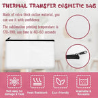 Legigo Blank Canvas Bag Zipper Pouch Makeup Bags Bulk - Image 3
