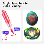 18 Color Extra Fine Tip Paint Pens - Image 2